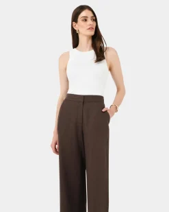 Ami Wide Leg Linen Pants