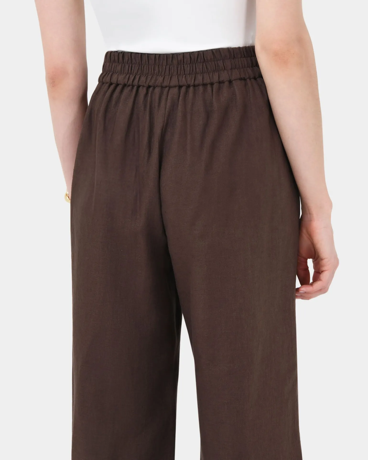 Ami Wide Leg Linen Pants
