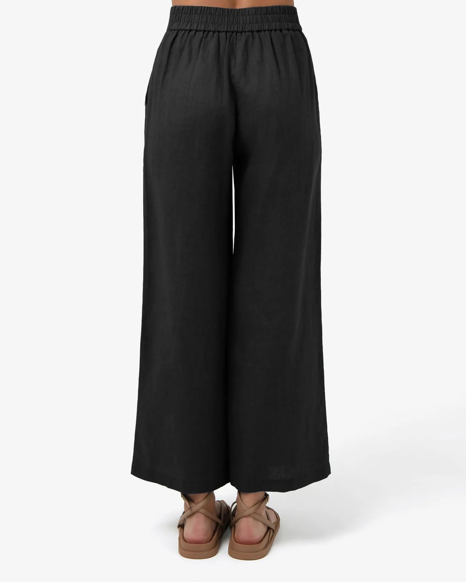 Ami Wide Leg Linen Pants