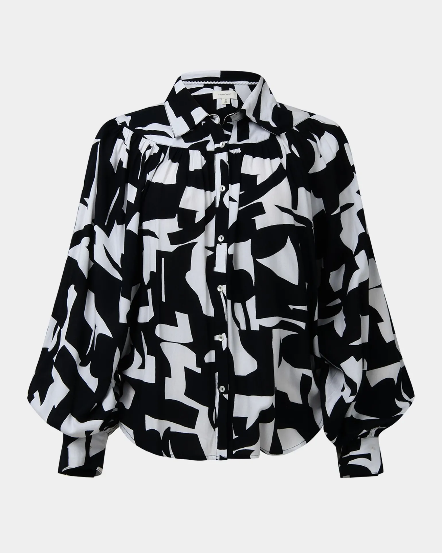 Anella Monochrome Print Blouse
