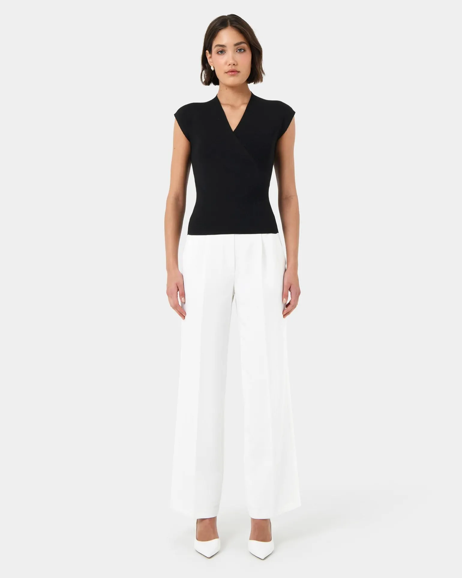 Ani Wrap Knit Top