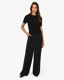 Anita Short Sleeve Cable Knit