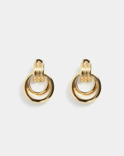 Anne 16k Gold Plated Earrings