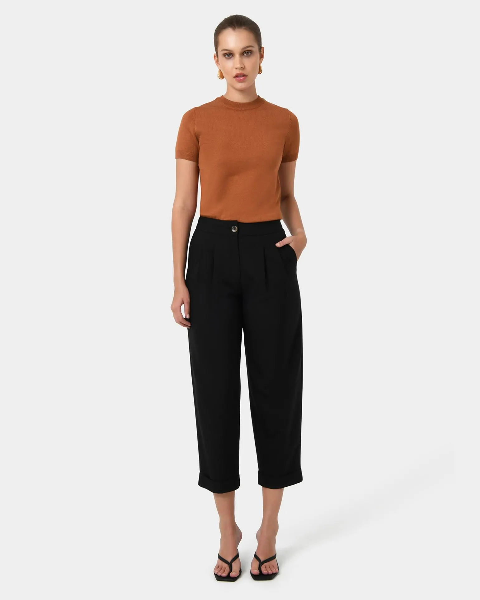 Antonia Relaxed Cuff Pants
