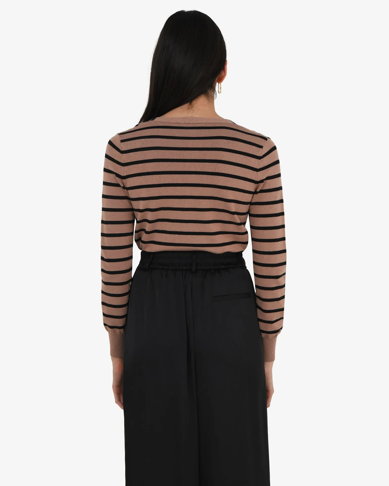 Arabell V-neck Stripe Cardigan