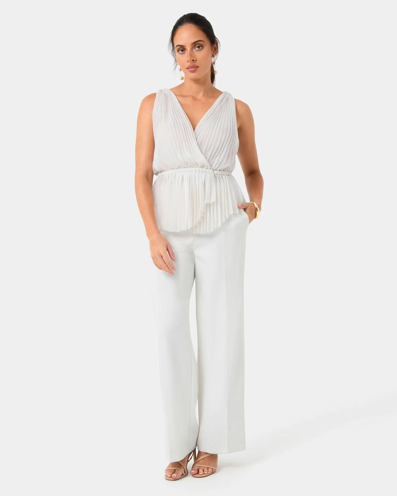 Arina Pleated Top