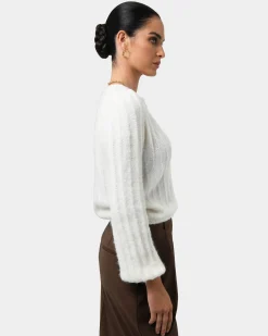 Aura Fluffy Knit Cardigan