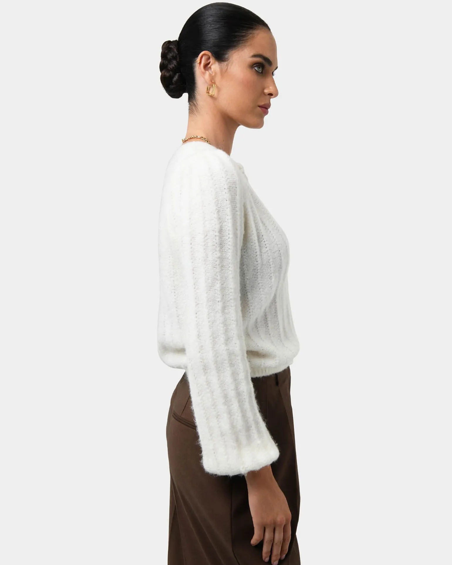Aura Fluffy Knit Cardigan