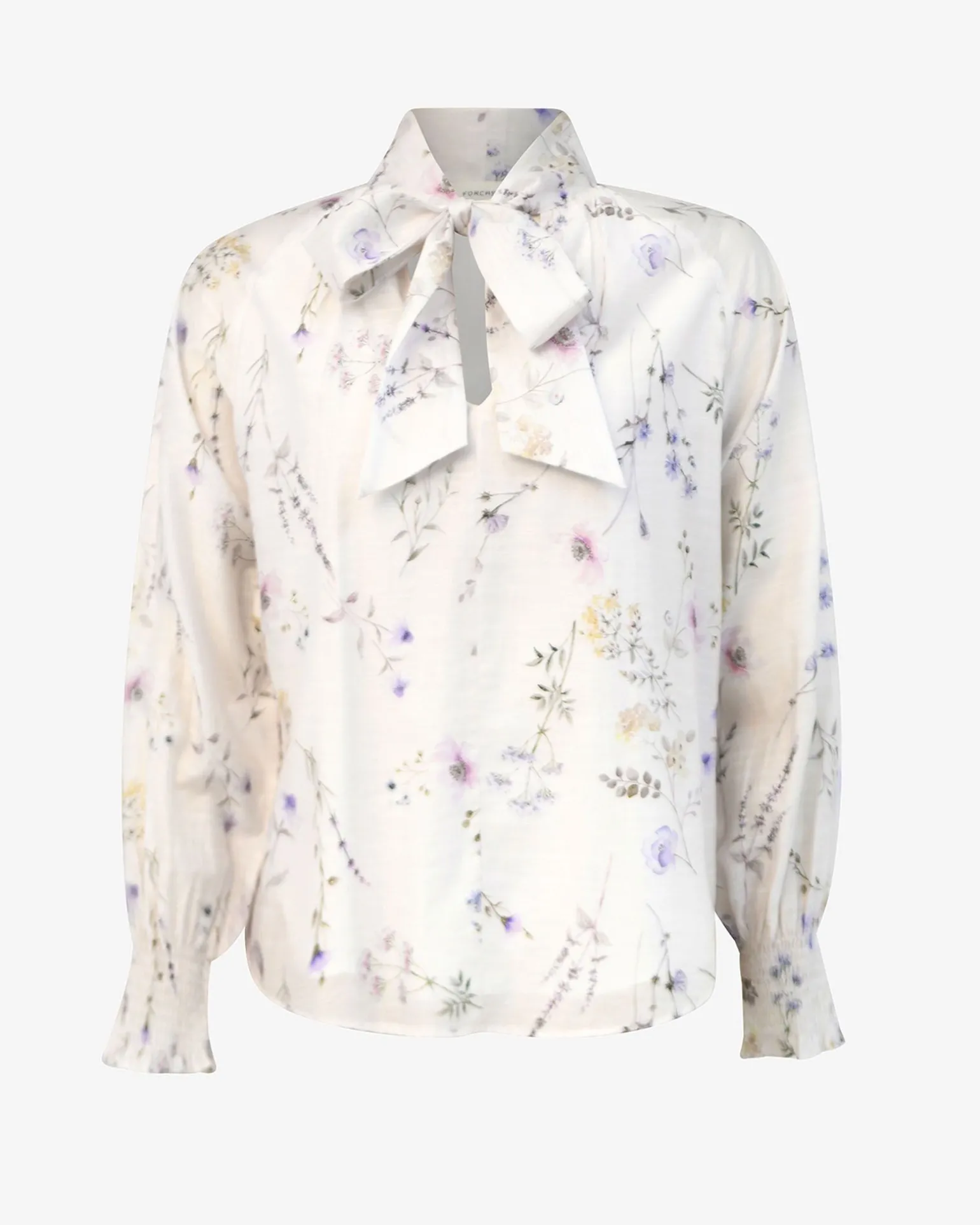 Aurae Floral Tie Blouse
