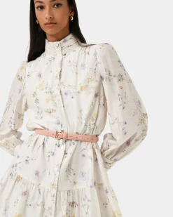 Aurae Floral Tiered Dress
