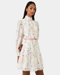 Aurae Floral Tiered Dress