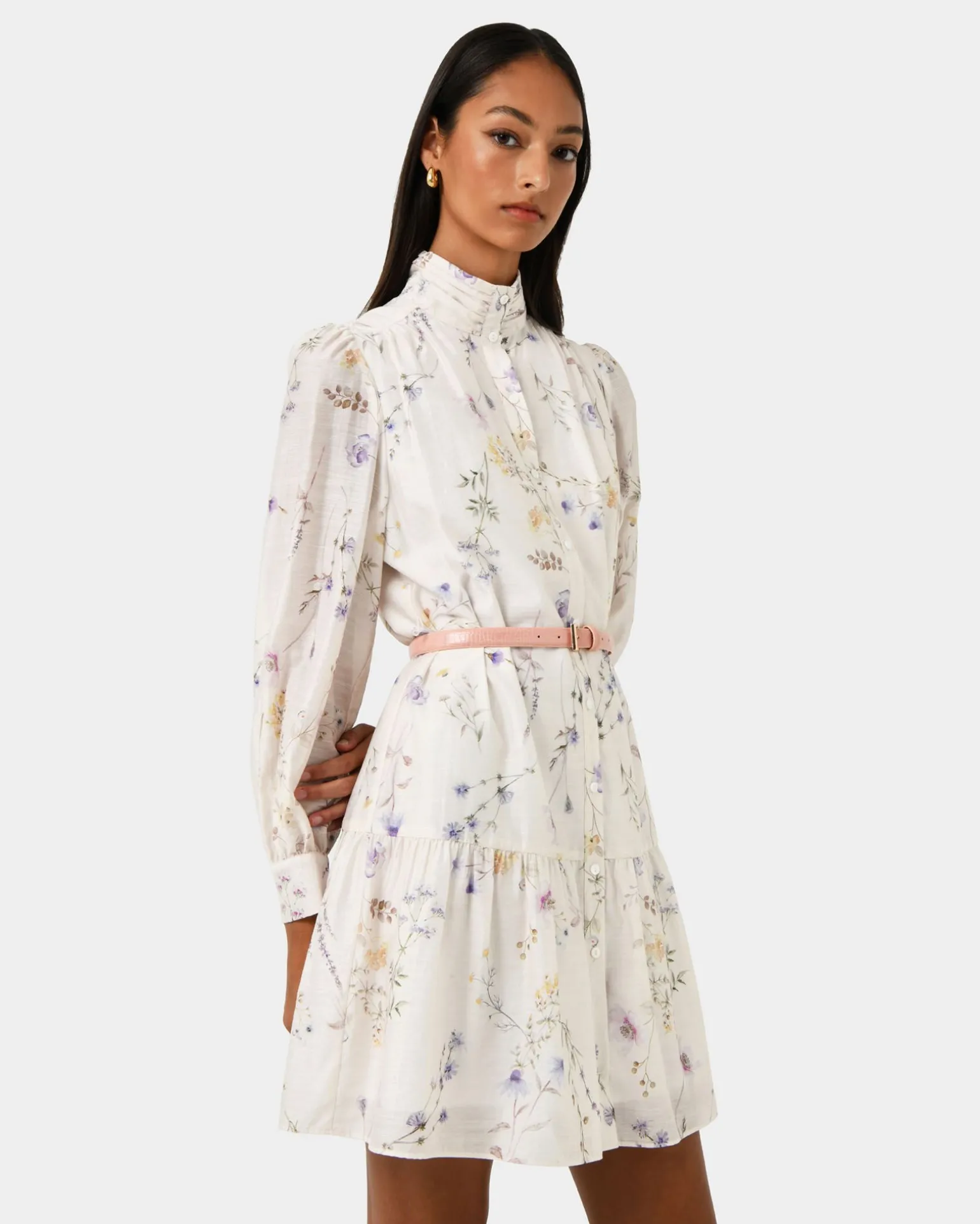 Aurae Floral Tiered Dress