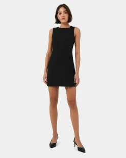 Ava Square Neck Panel Dress