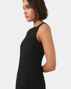Ava Square Neck Panel Dress