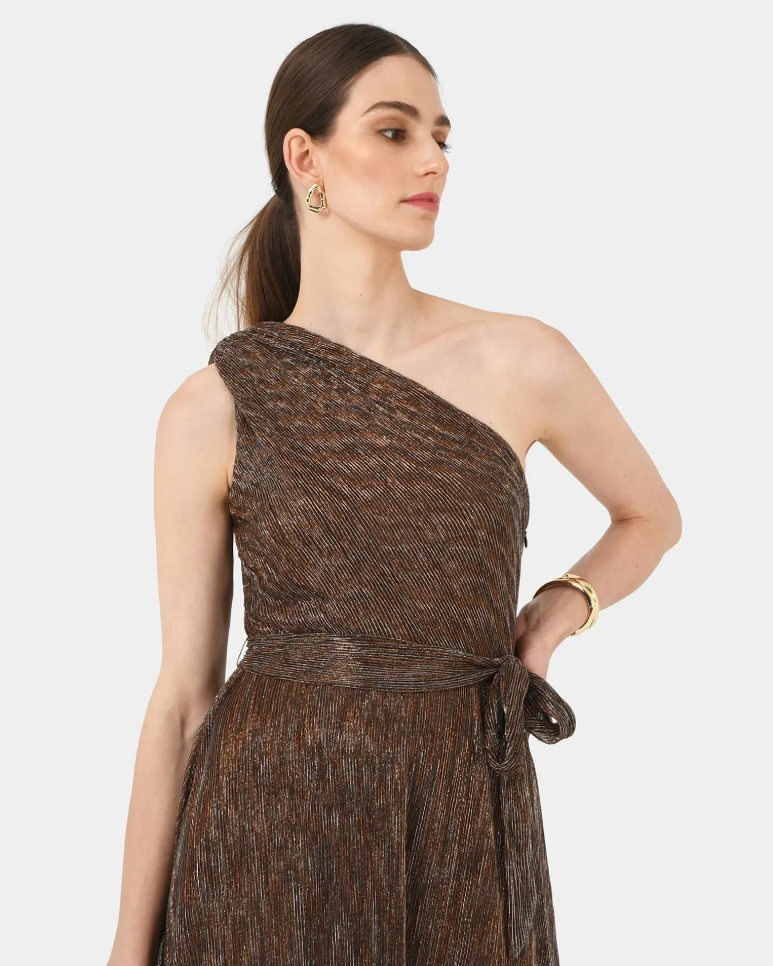 Avah One Shoulder Dress