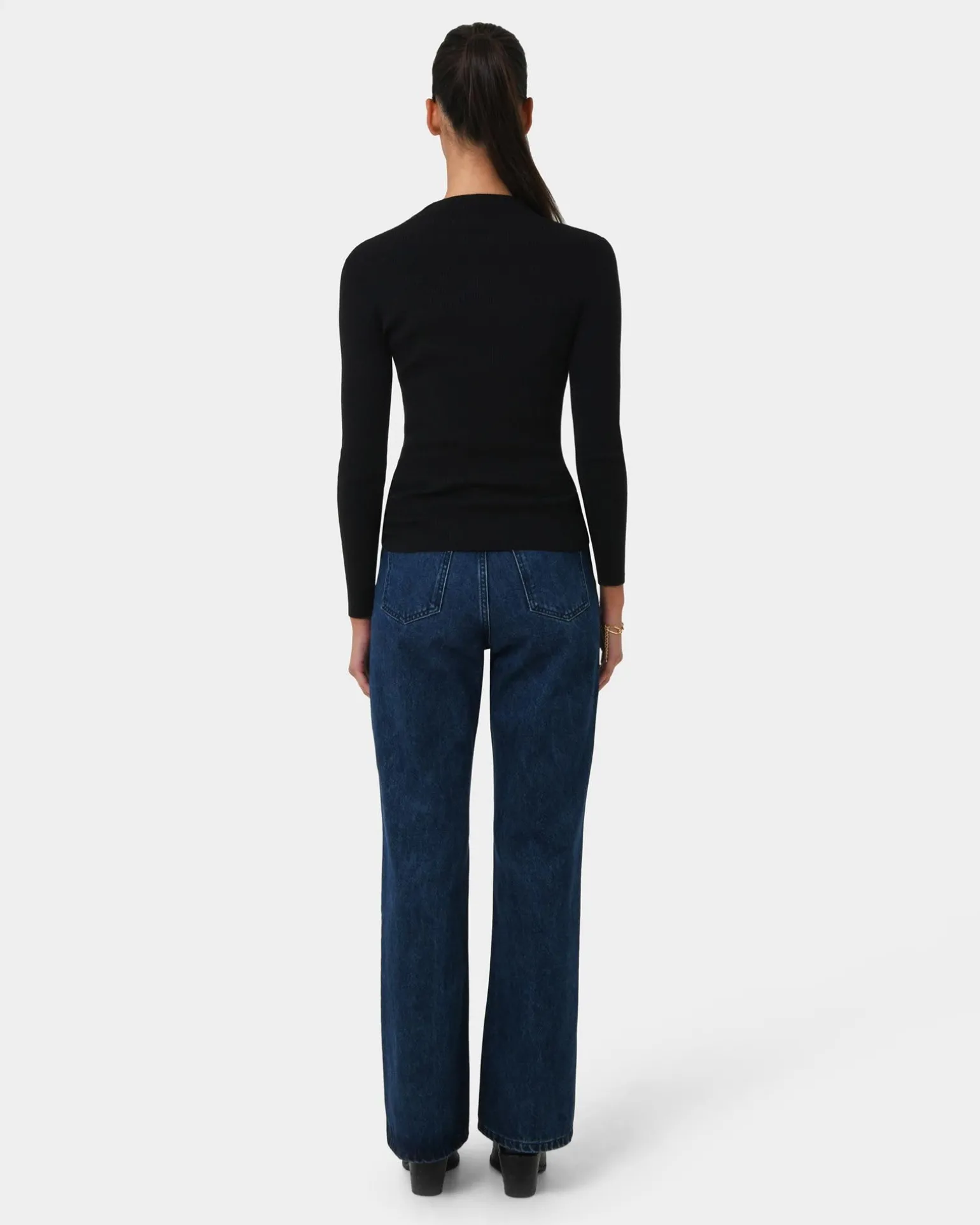 Avelyn Mock Neck Knit