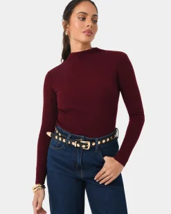 Avelyn Mock Neck Knit