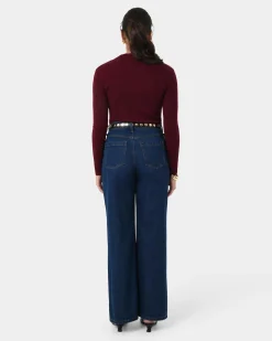 Avelyn Mock Neck Knit
