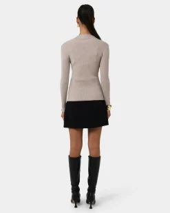 Avelyn Mock Neck Knit