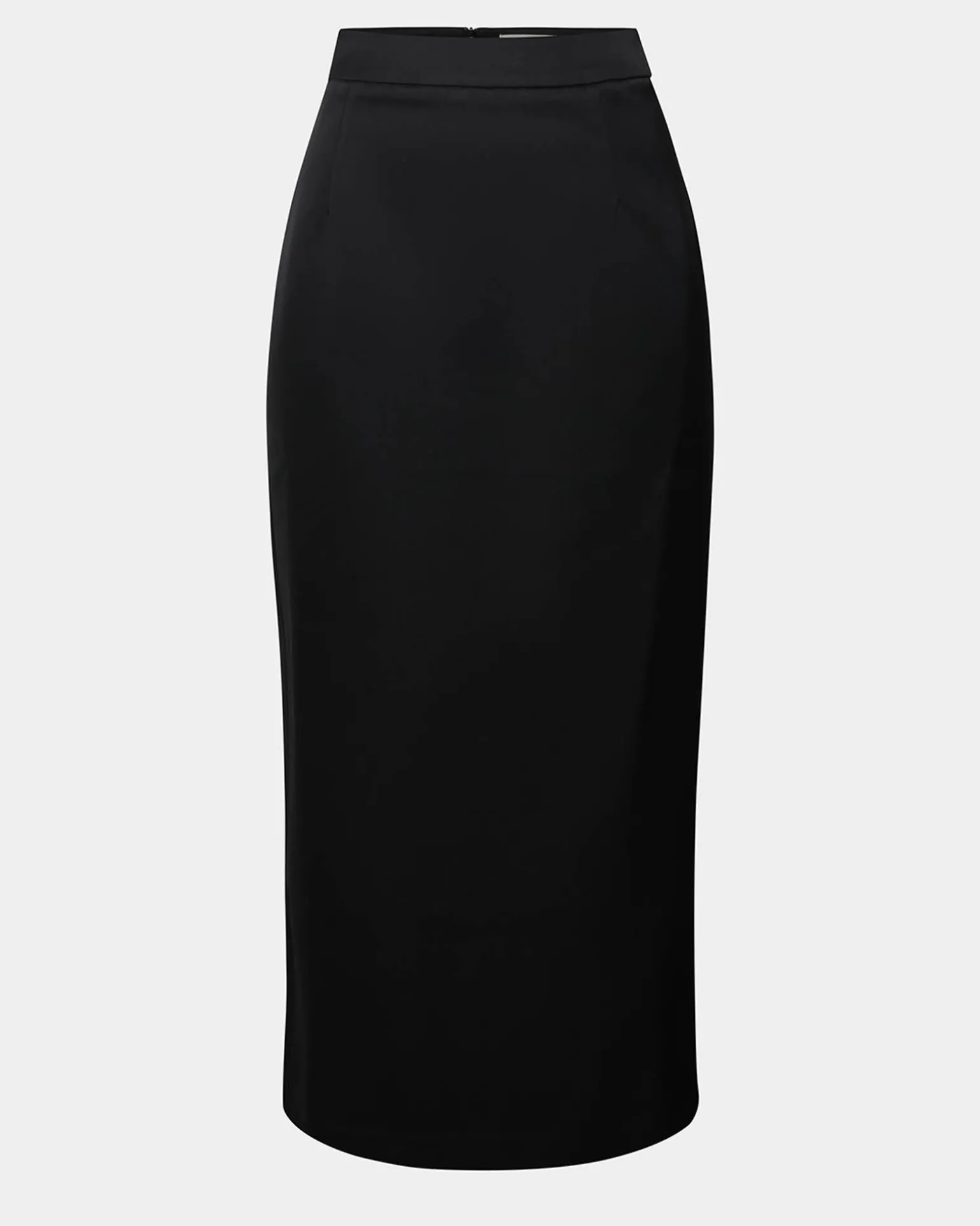 Bel Tailored Satin Midi Skirt