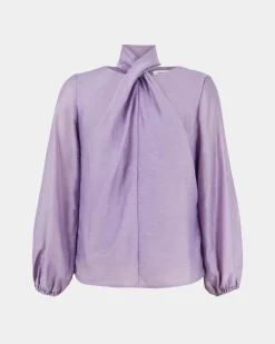 Bellini Twist Neck Blouse