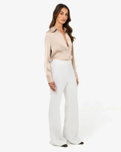 Belmore Crepe Flared Pants