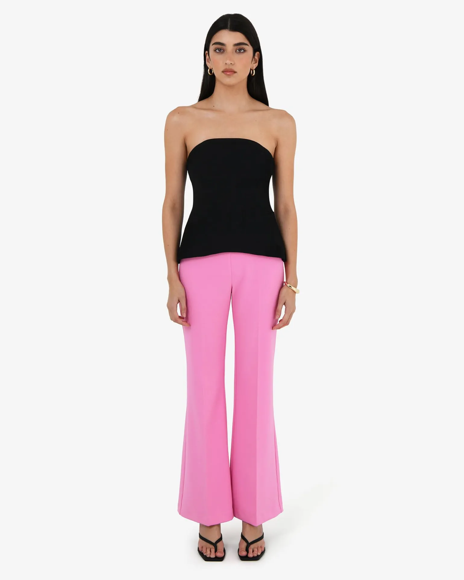 Belmore Crepe Flared Pants
