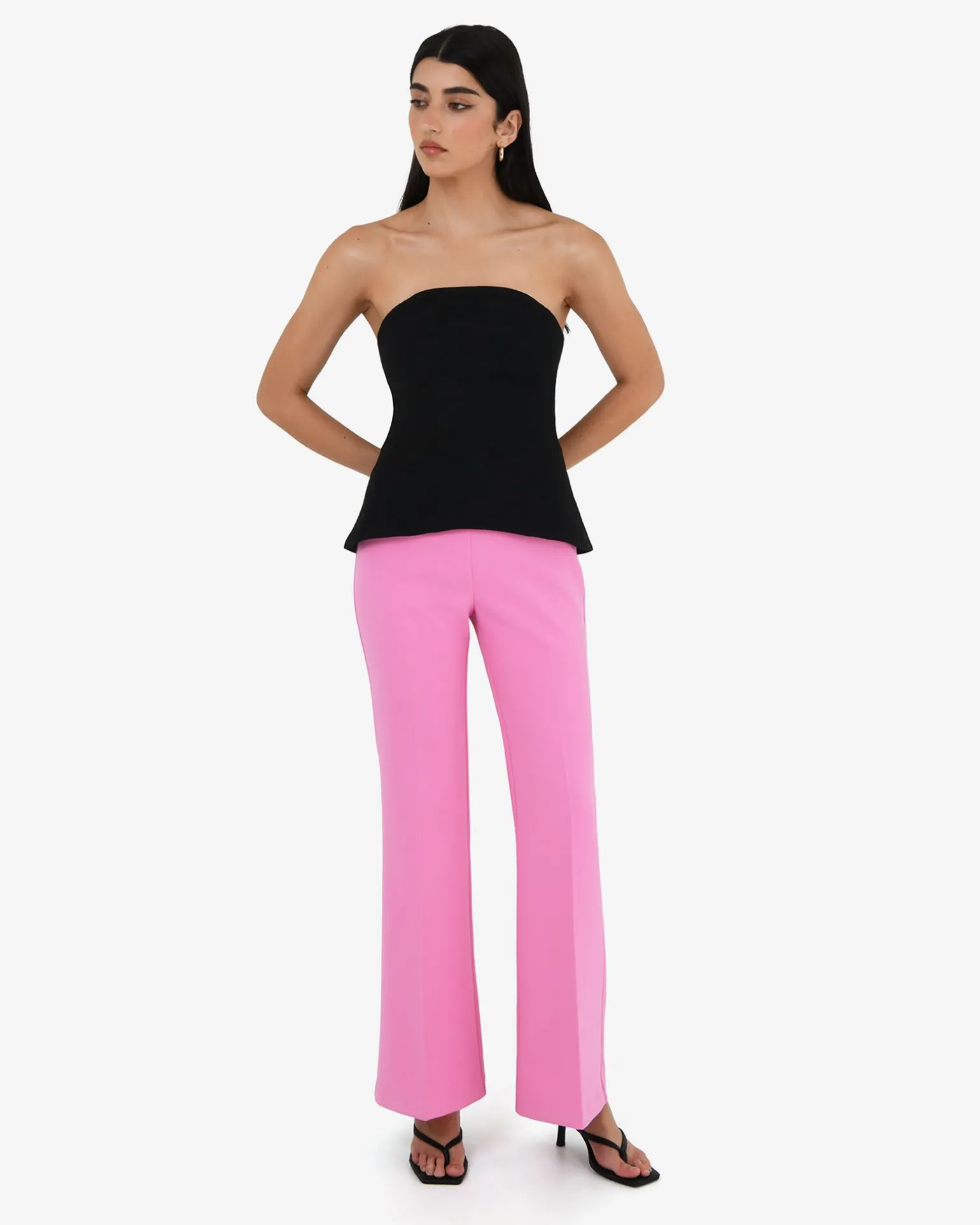 Belmore Crepe Flared Pants