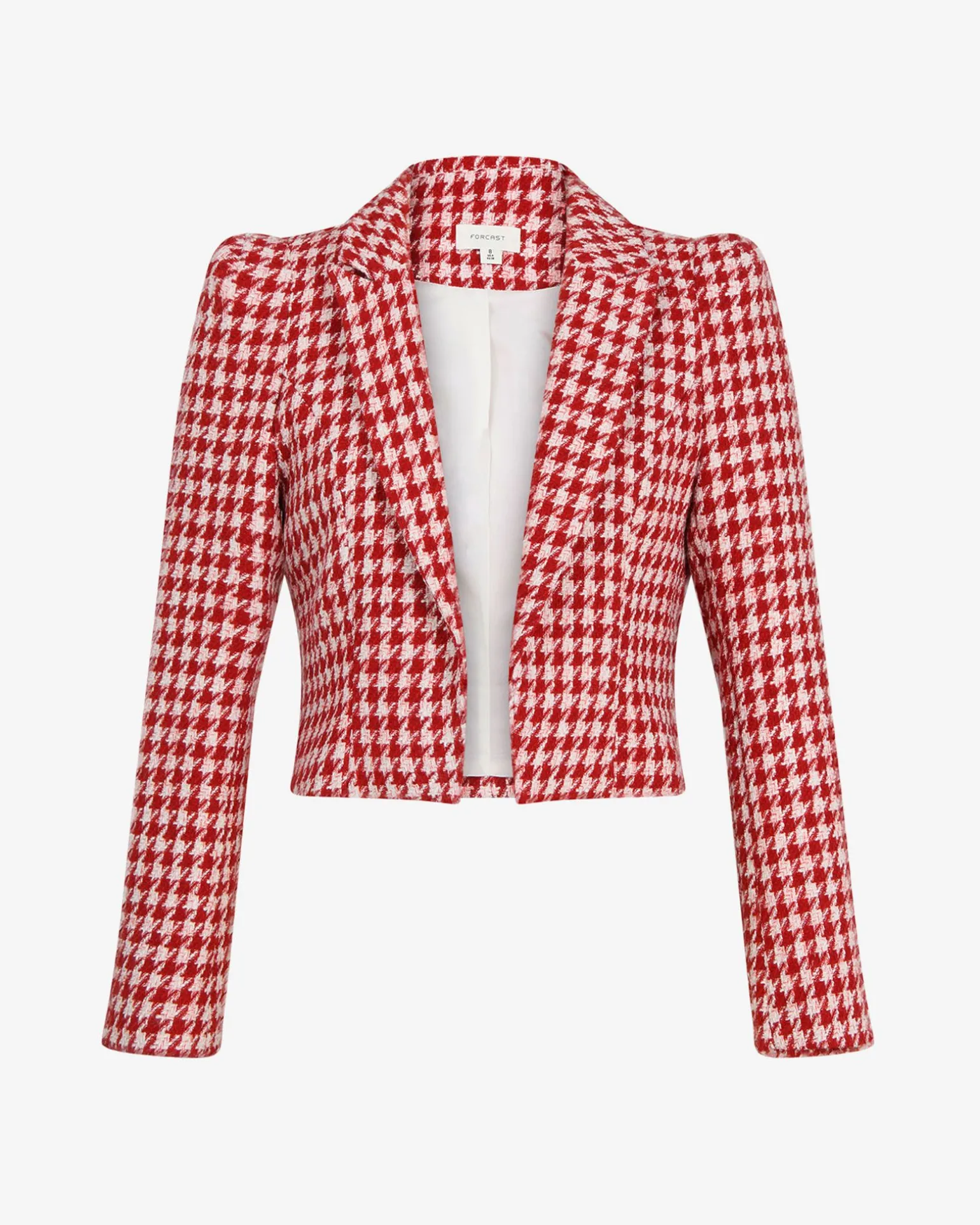 Bennet Houndstooth Crop Blazer