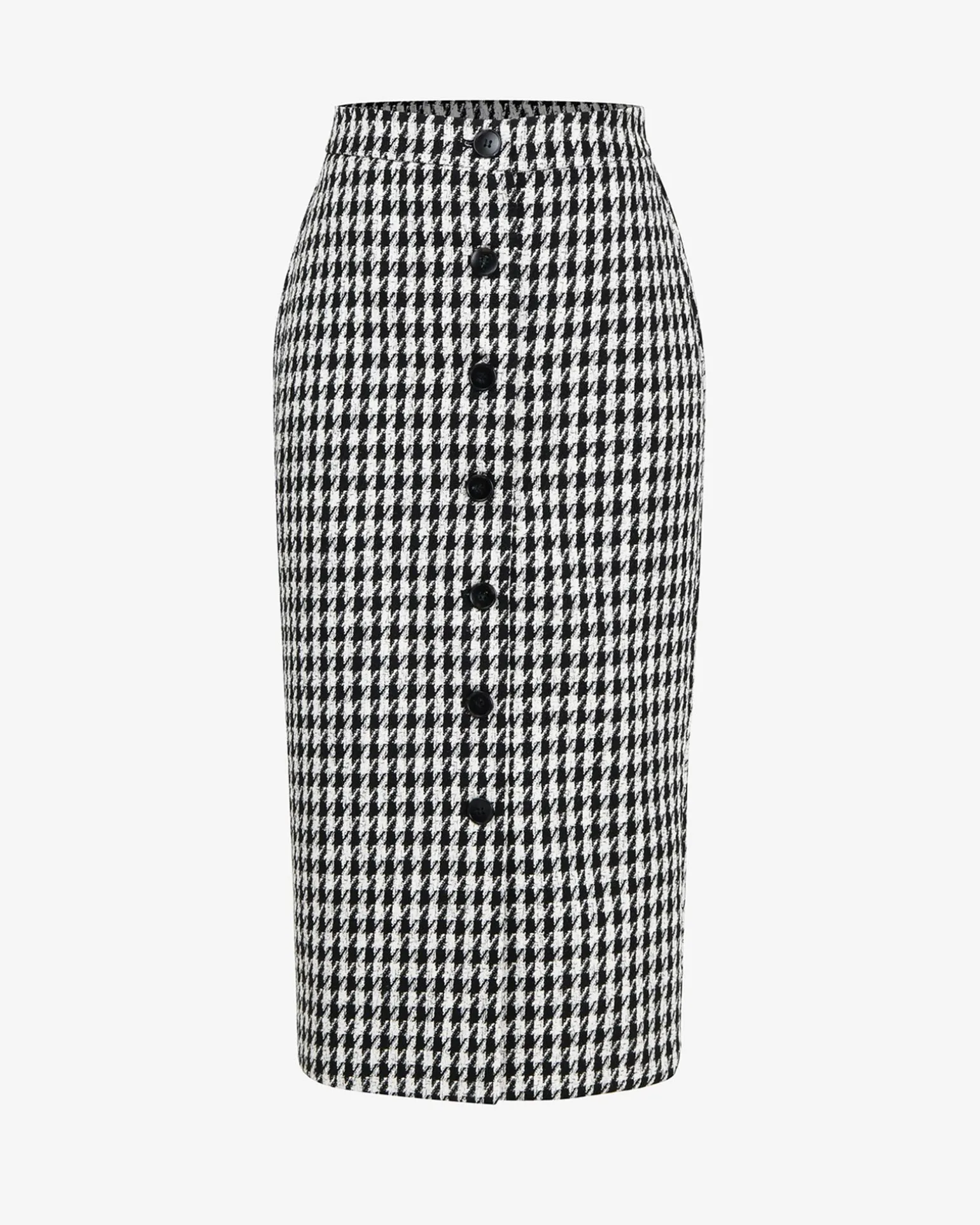 Bennet Houndstooth Midi Skirt