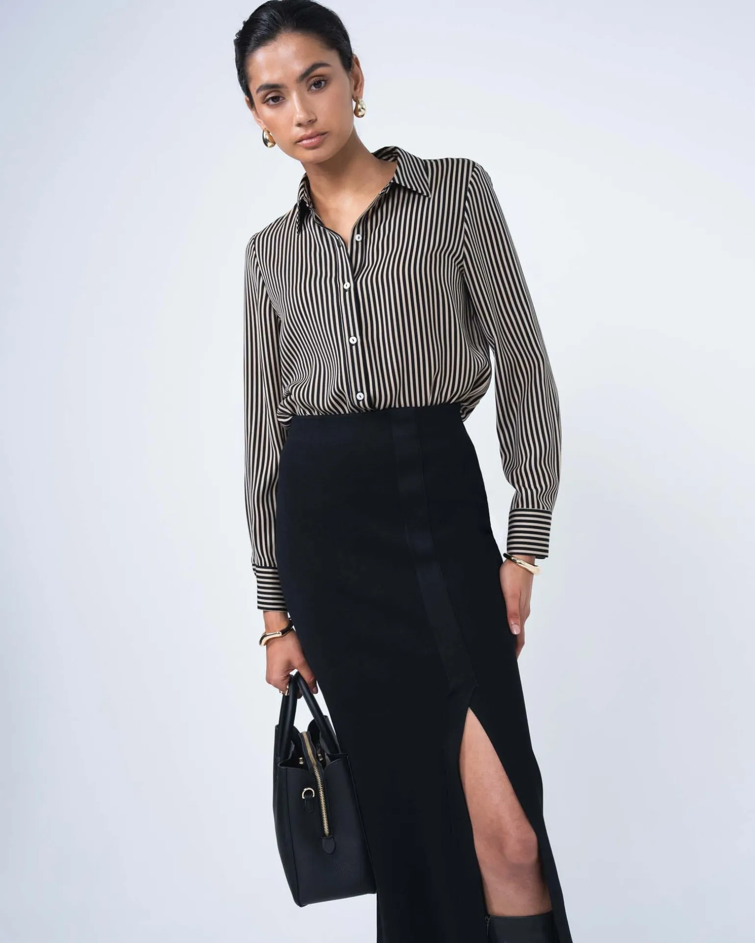 Betty Knit Split Skirt