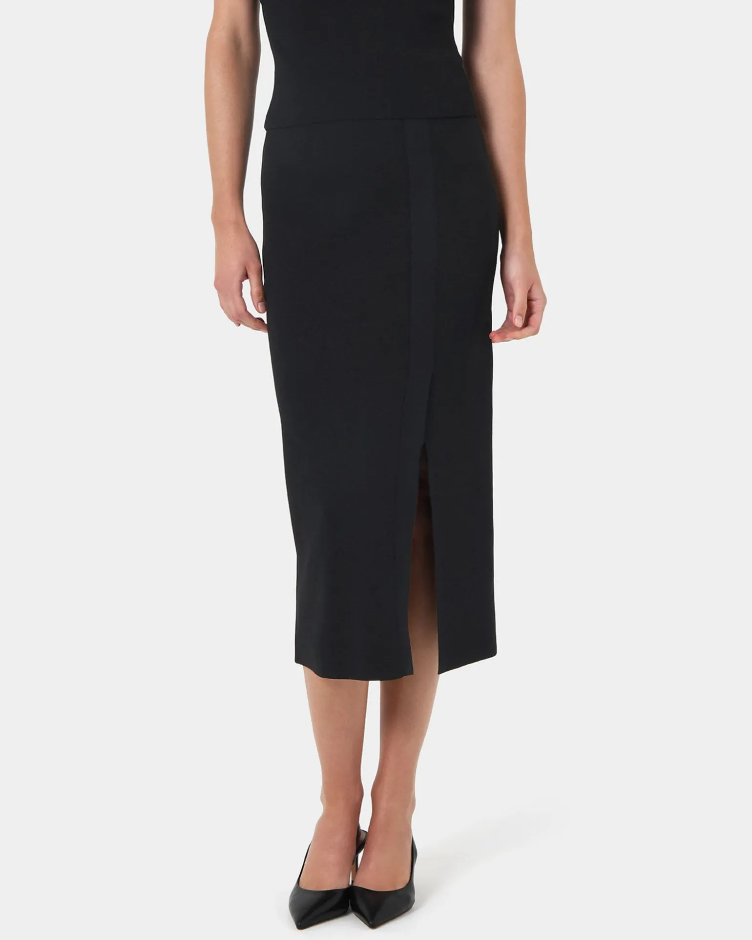 Betty Knit Split Skirt