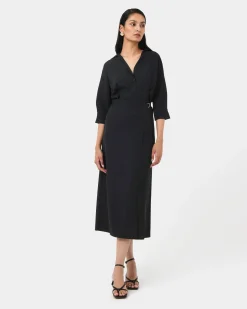 Betty Wrap Tie Dress
