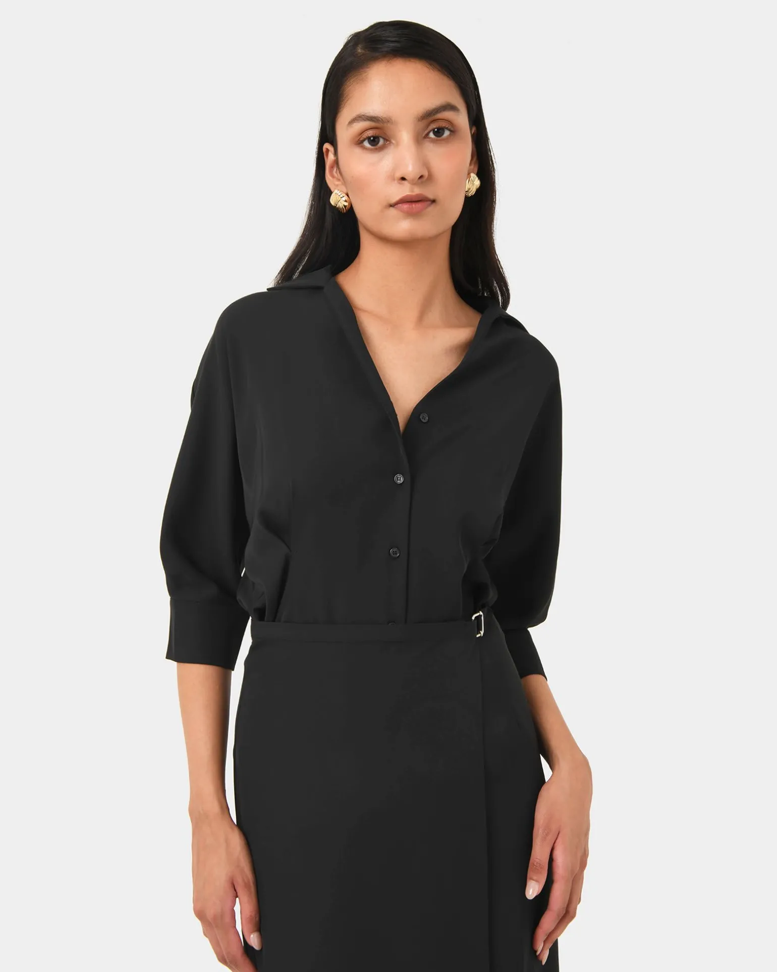 Betty Wrap Tie Dress