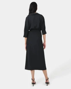 Betty Wrap Tie Dress