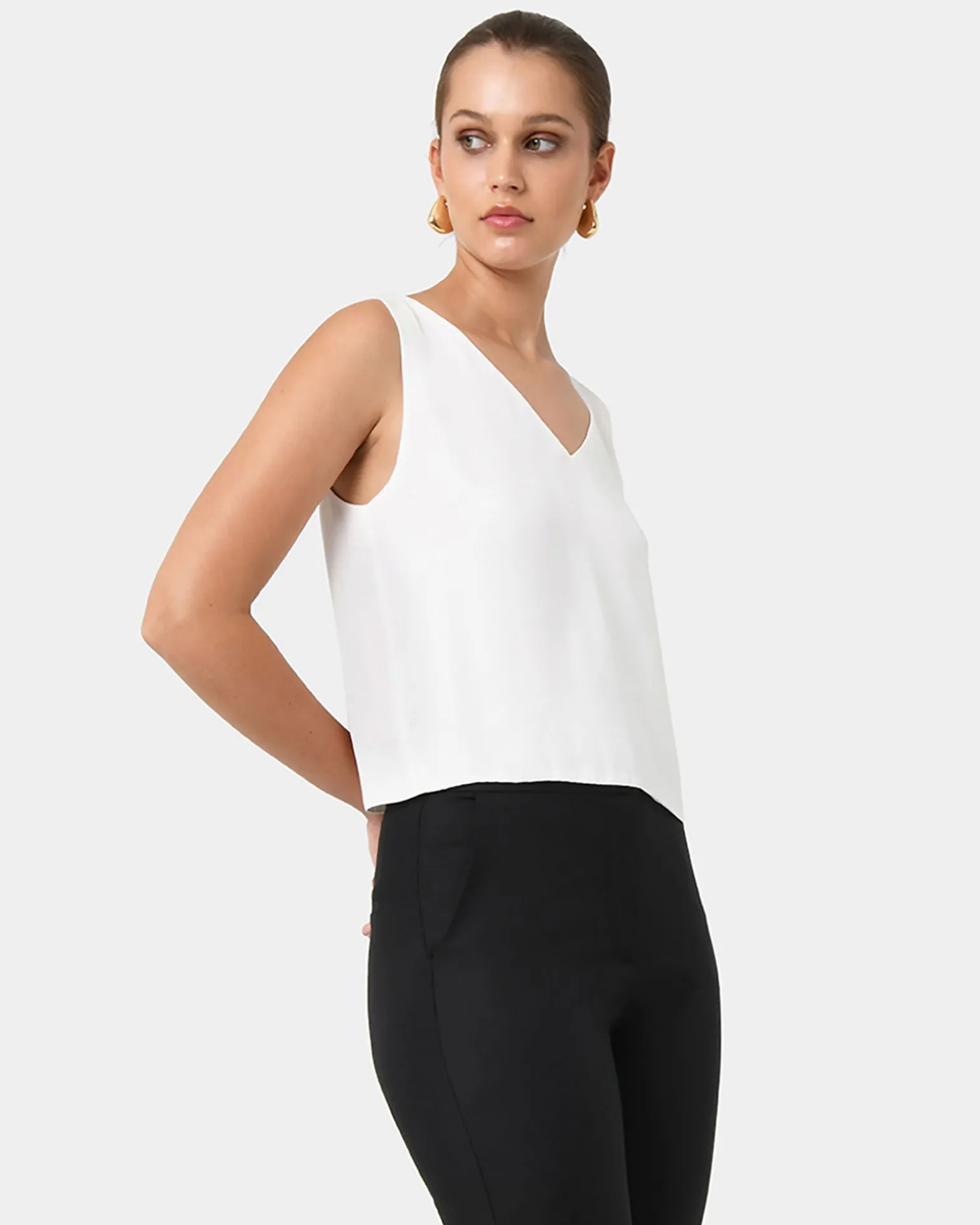 Blair V-neck Crop Top