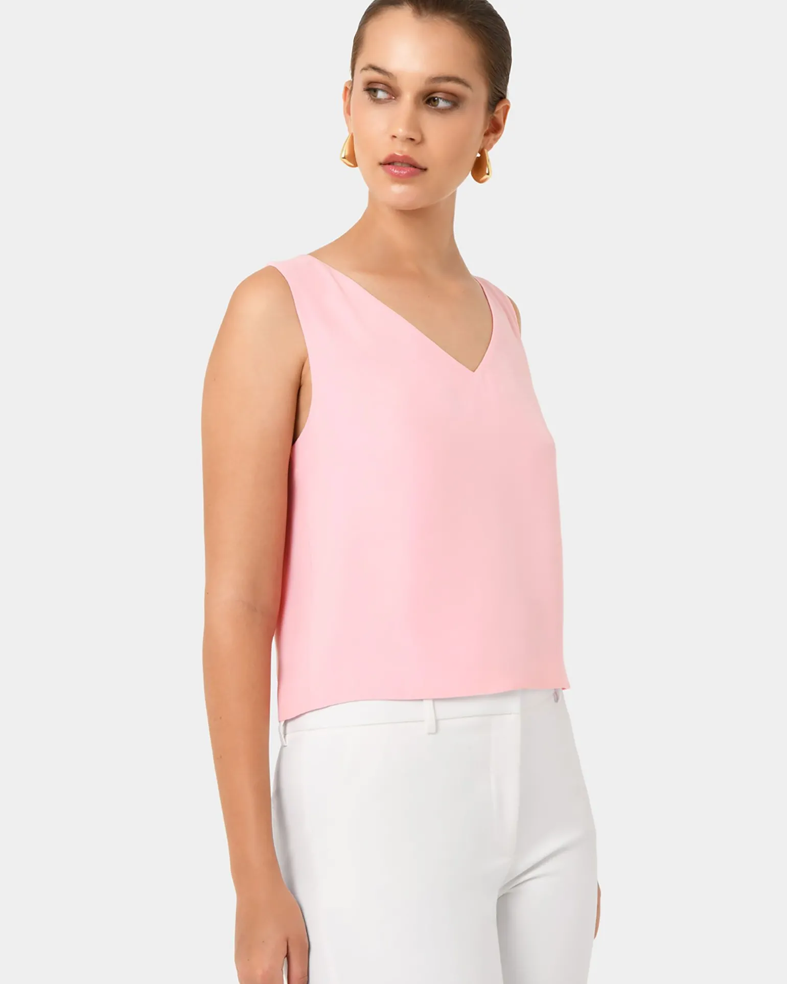 Blair V-neck Crop Top
