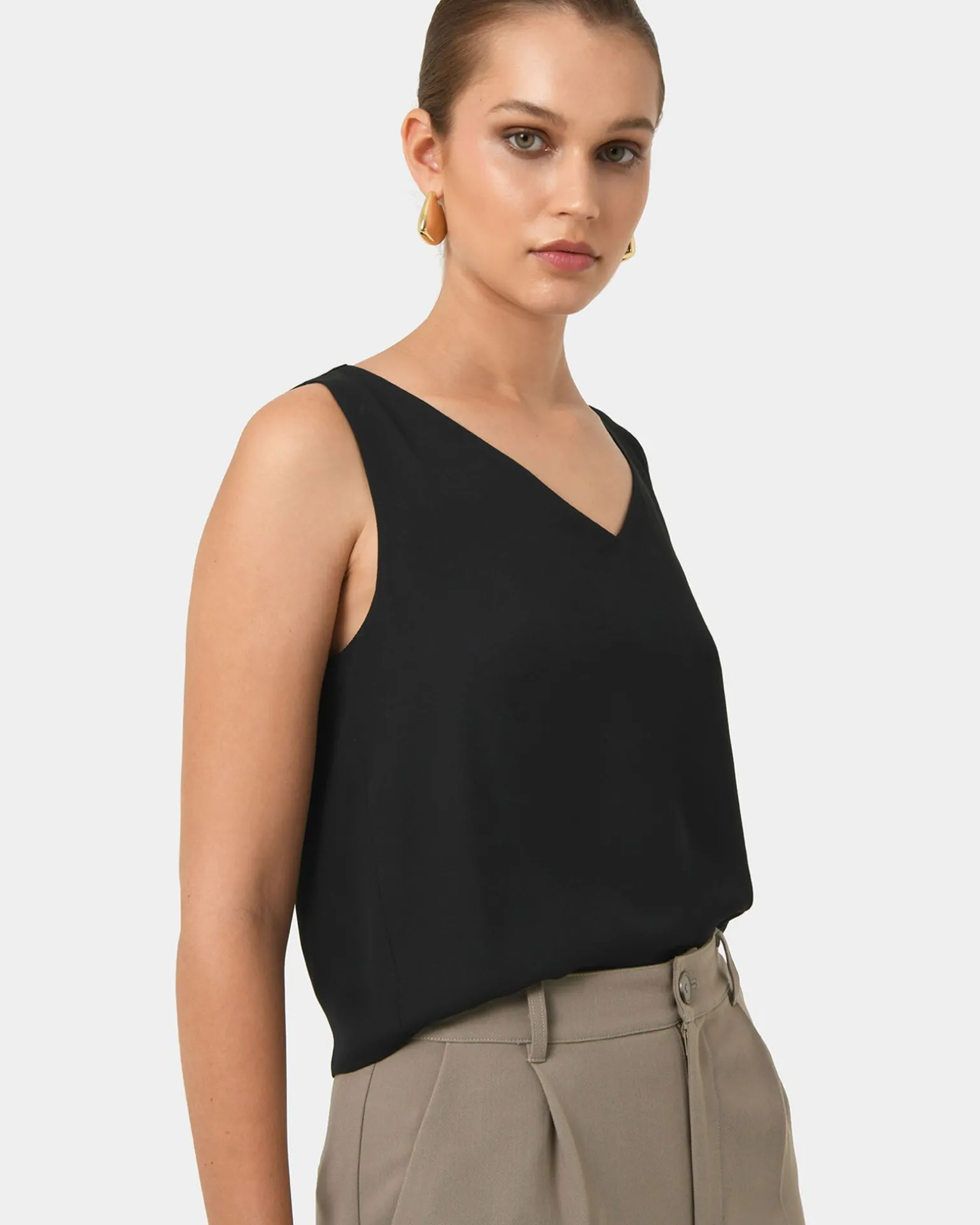 Blair V-neck Crop Top