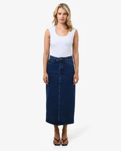 Bondi Denim Column Skirt