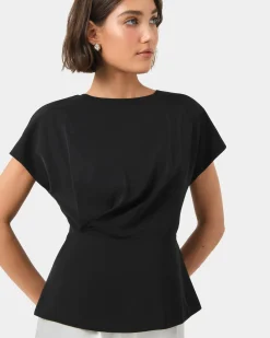 Bonnie Gathered Peplum Top