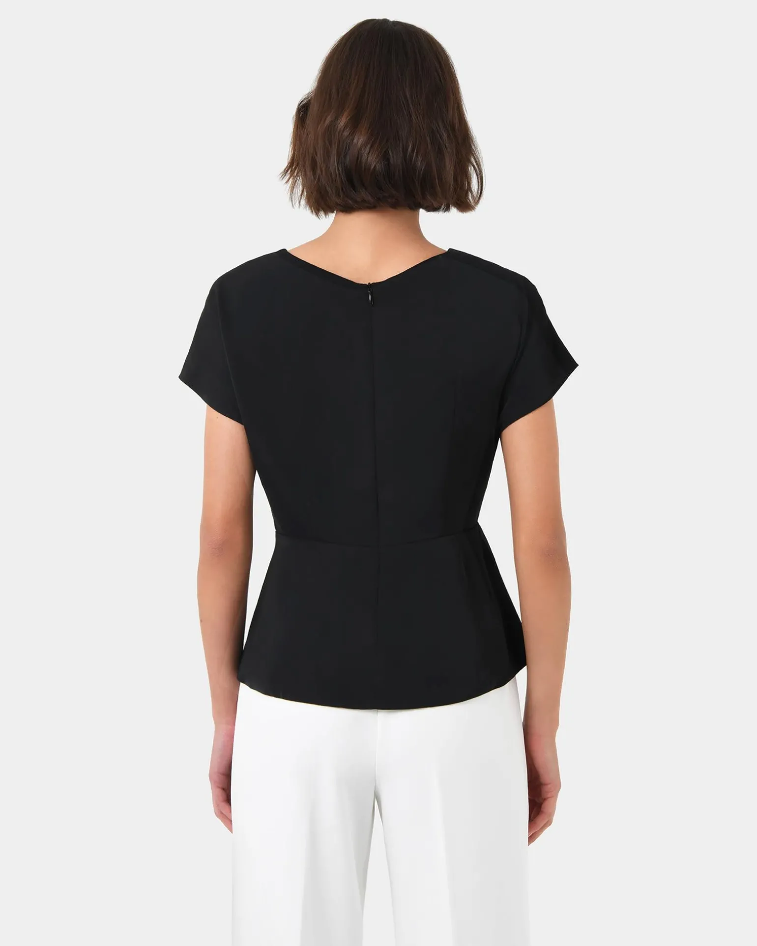 Bonnie Gathered Peplum Top