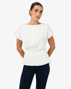 Bonnie Gathered Peplum Top