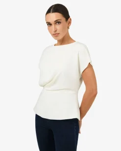 Bonnie Gathered Peplum Top