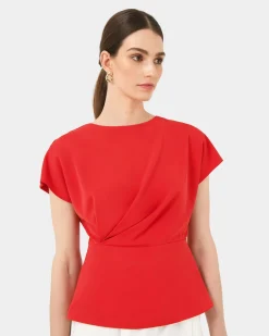 Bonnie Gathered Peplum Top