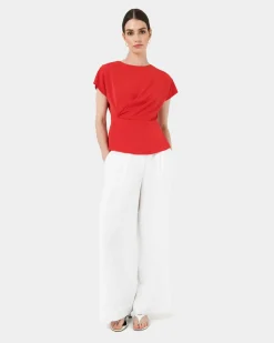 Bonnie Gathered Peplum Top