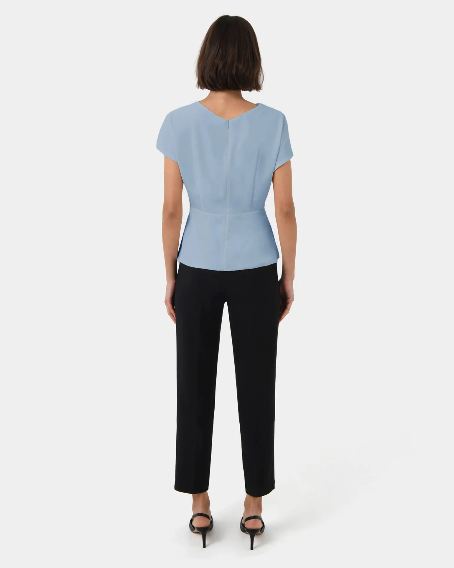 Bonnie Gathered Peplum Top