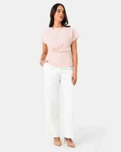 Bonnie Gathered Peplum Top