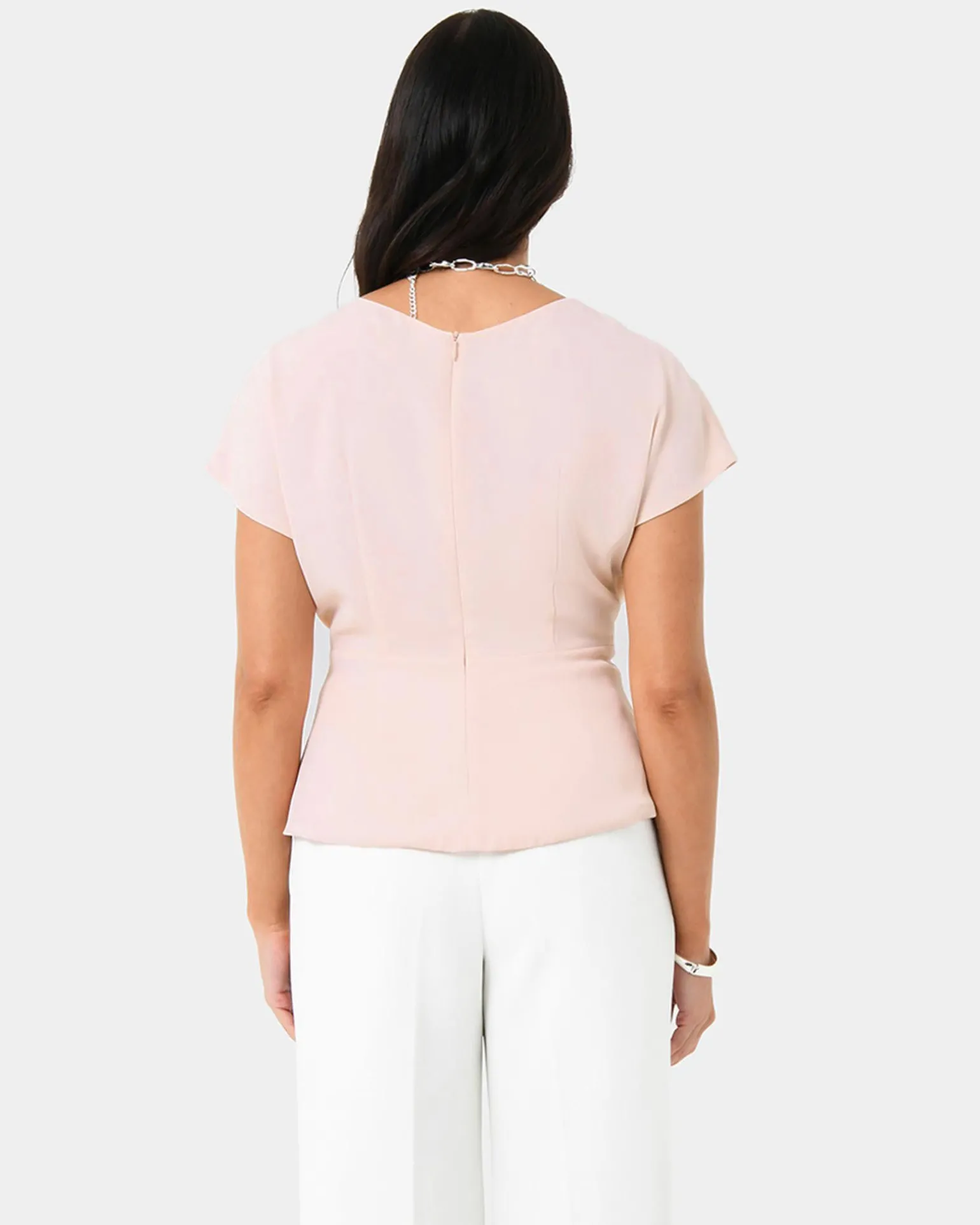 Bonnie Gathered Peplum Top