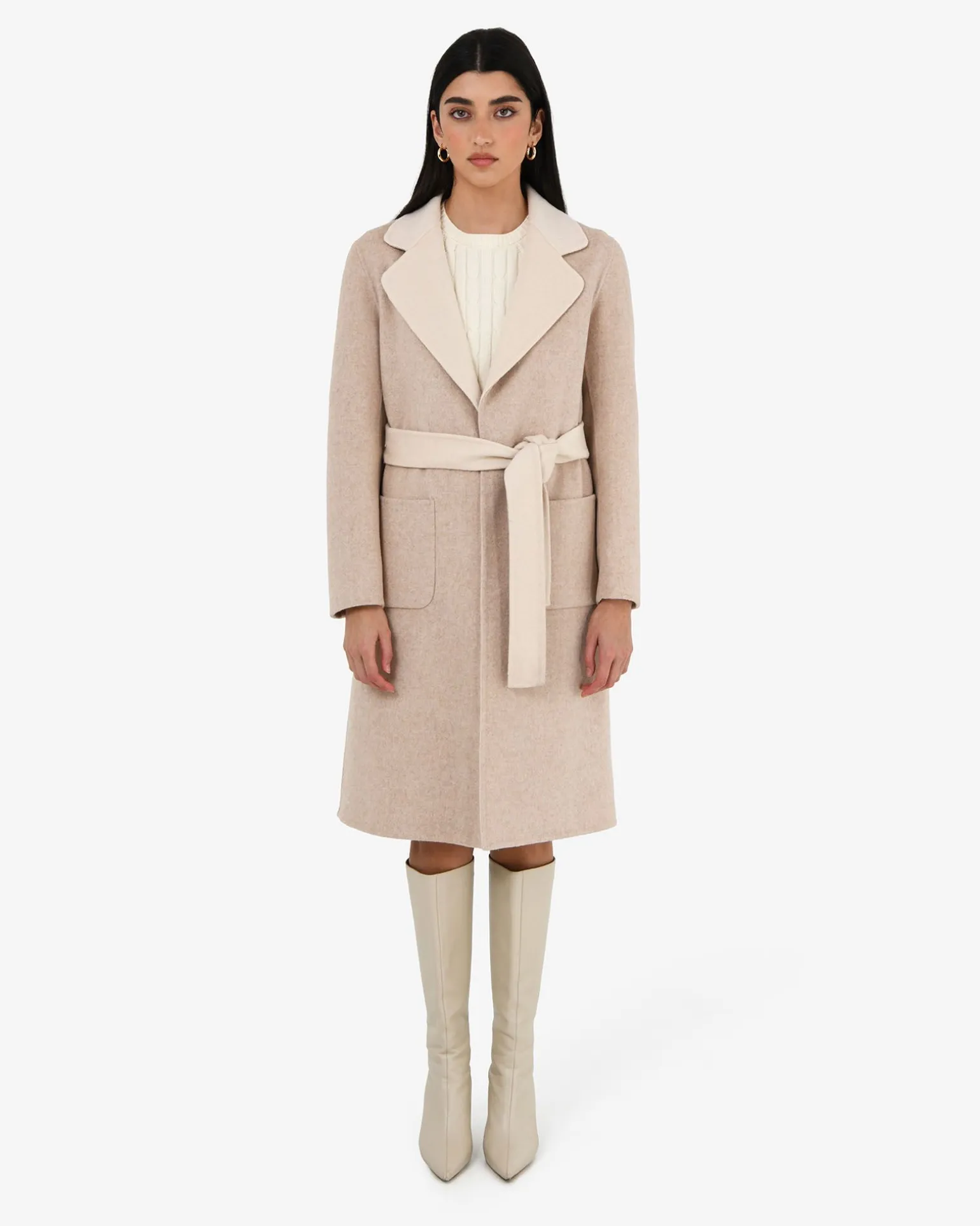 Camille Wool Tie Coat