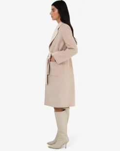 Camille Wool Tie Coat